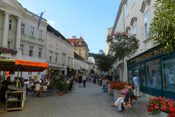 Innenstadt Baden bei Wien in Niederösterreich