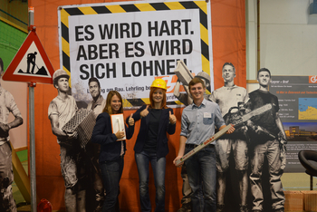 Messestand von Leyrer+Graf bei der Waldviertler Jobmesse