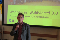Obmann Müllner eröffnet Gemeindeworkshop "Wohnen im Waldviertel"