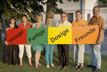 Ankündigung des Hiesig'n Furtigen Fest in Grafenschlag