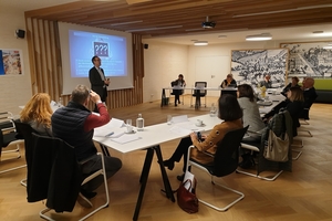 Dr. Bertram Barth beim Fachseminar in Pöchlarn