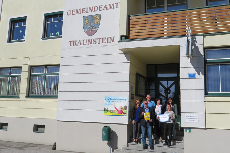 Gemeinde Check in Bad Traunstein im April 2018