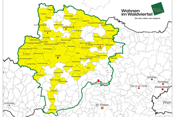 Teilnehmende Gemeinden Wohnen im Waldviertel