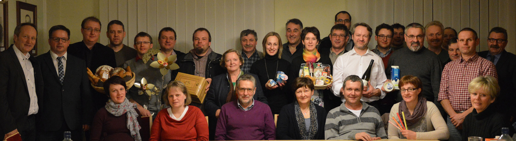 Teilnehmer am Workshop in Bad Traunstein zum Thema Gemeinde und Wirtschaft