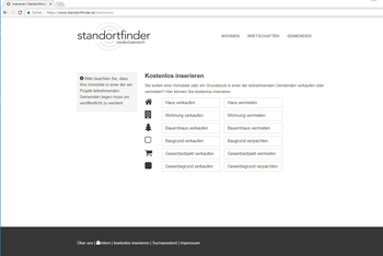 Kostenlos inserieren im Standortfinder Niederösterreich