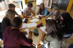 Jugendliche der HAK Zwettl beteiligen sich am Demografie Check der LEADER Region Waldviertler Grenzland